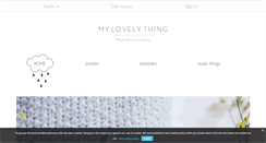 Desktop Screenshot of mylovelything.com